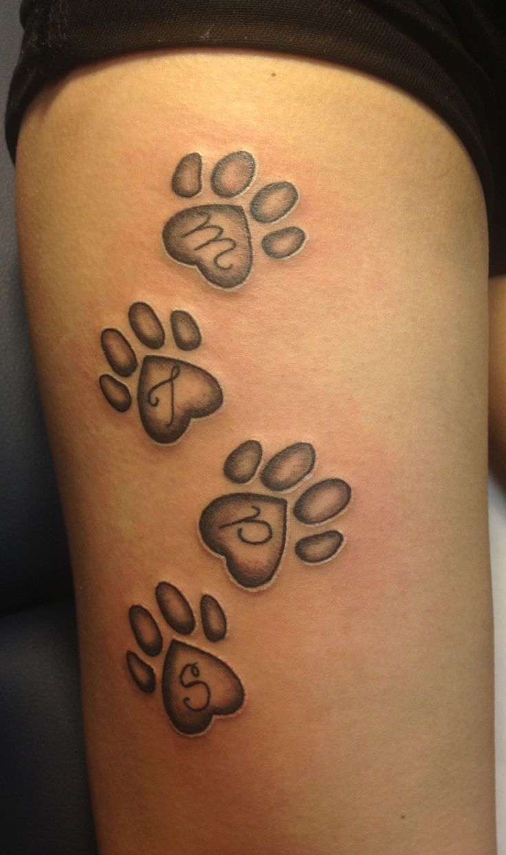 11 Funny Paw Tattoo Designs Just For Fun Dog Tattoos Tattoos throughout sizing 736 X 1243