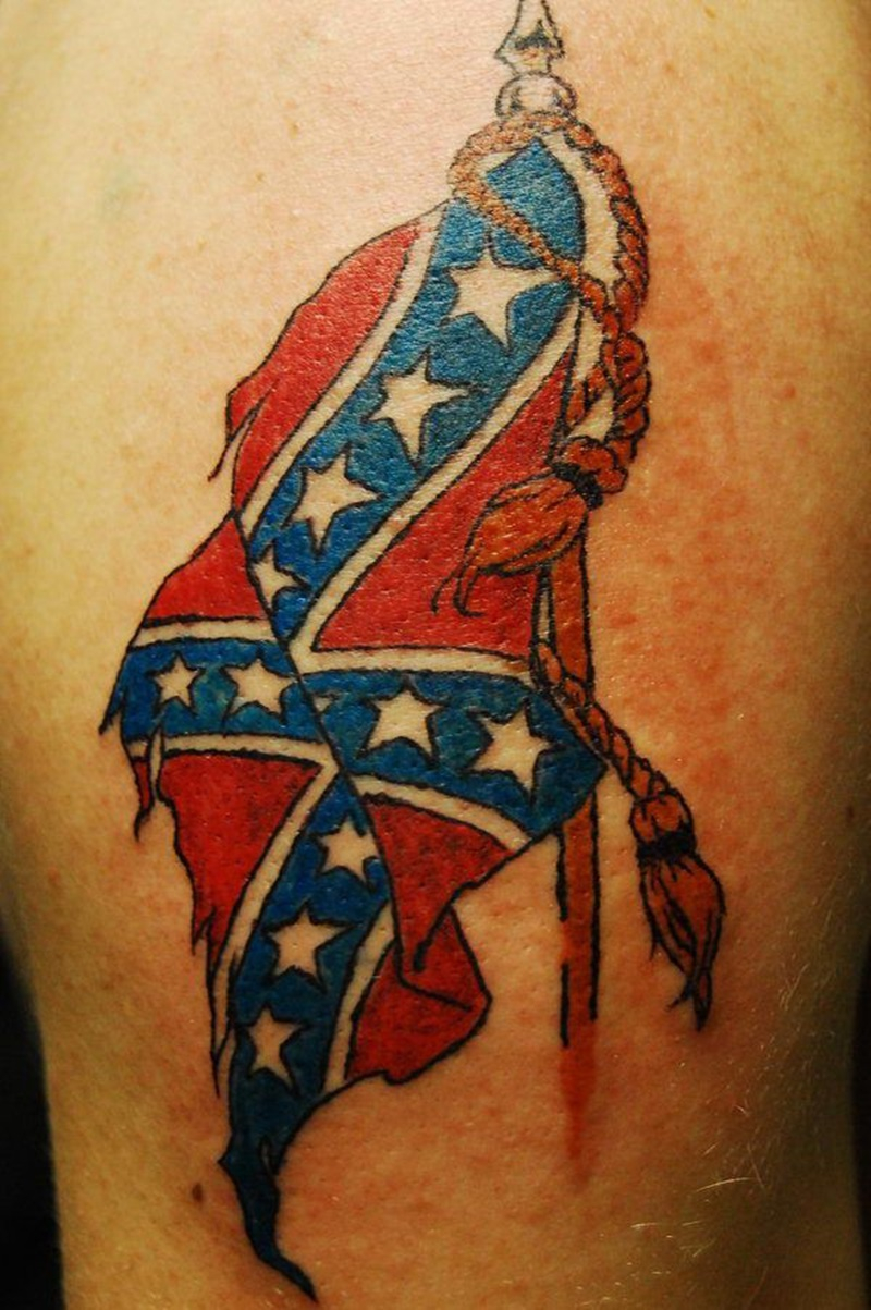 125 Rebel Flag Tattoo With Amazing Design Ideas Wild Tattoo Art within size 800 X 1203