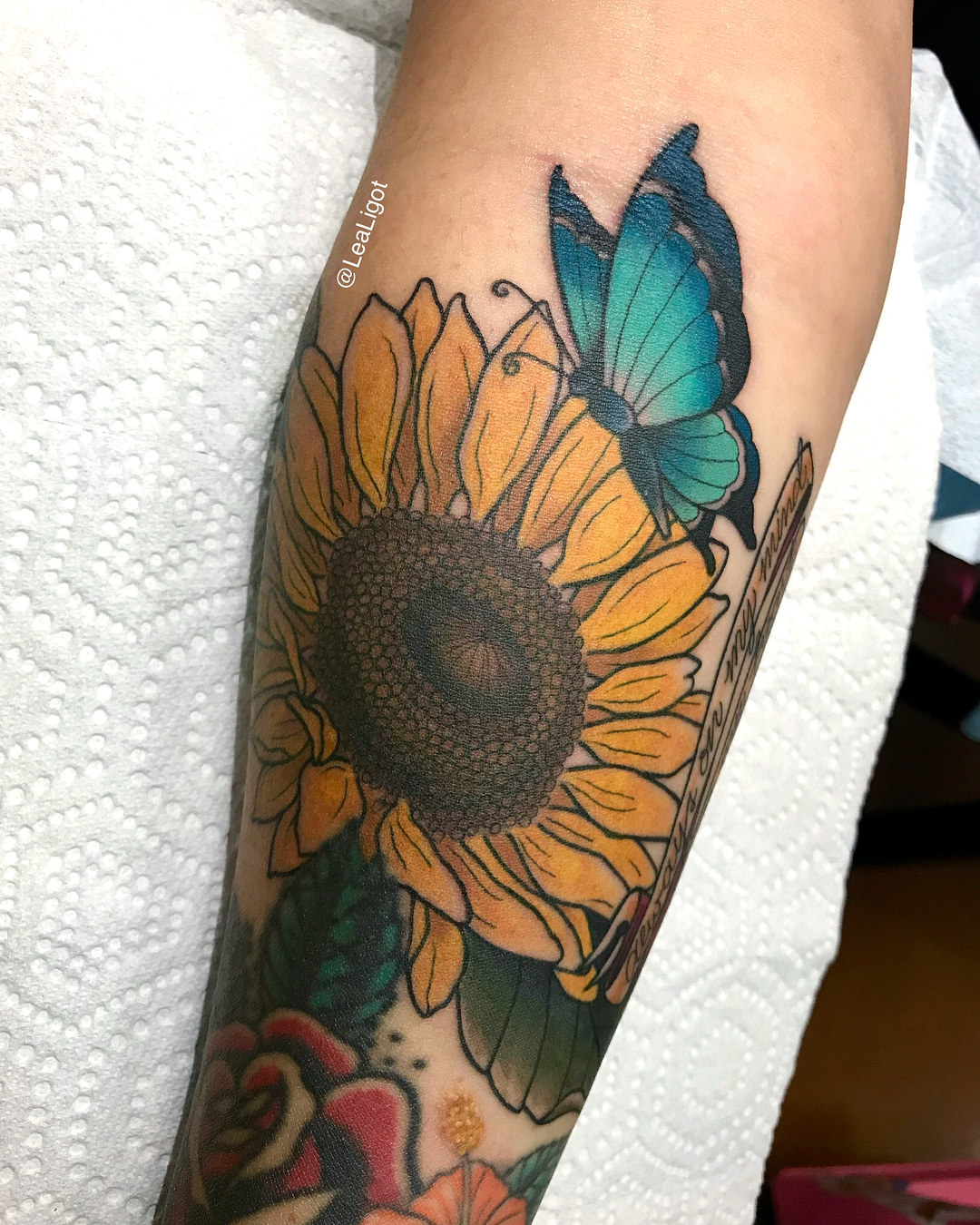 144 Sunflower Tattoos That Will Brighten Up Your Life intended for sizing 1080 X 1350