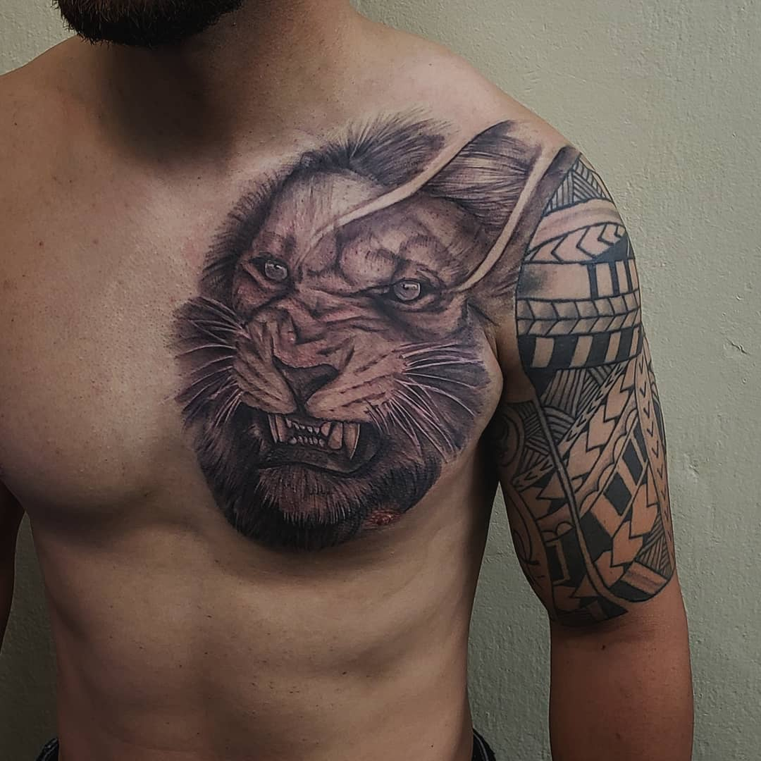 155 Attractive Lion Tattoo Design Ideas That Are Majestic And Powerful within proportions 1080 X 1080