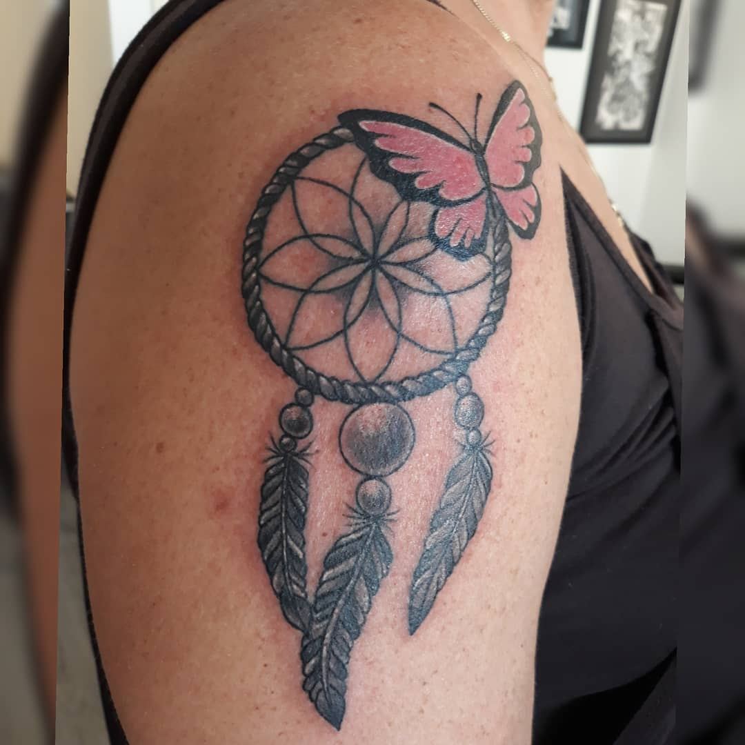 155 Best Dreamcatcher Tattoo Ideas That You Can Consider Wild for proportions 1080 X 1080