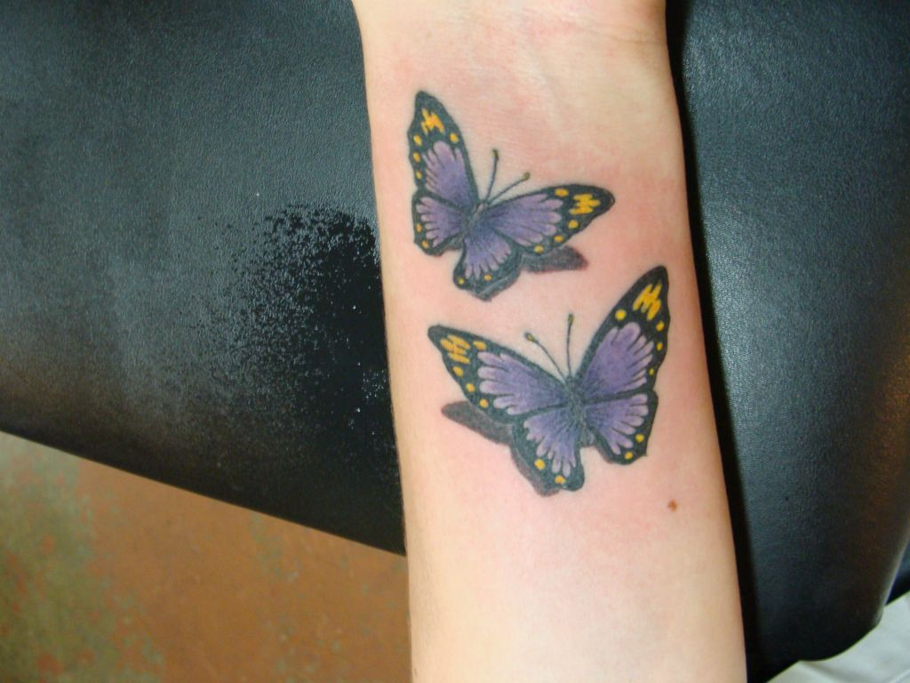 2 Butterfly Tattoos Beautiful Butterfly Picture intended for size 1024 X 768