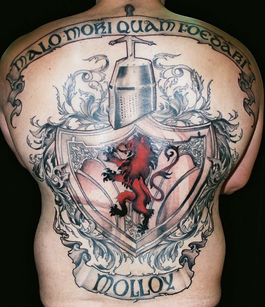 20 Family Crest Tattoo Tattoo Designs And Images pertaining to dimensions 886 X 1024