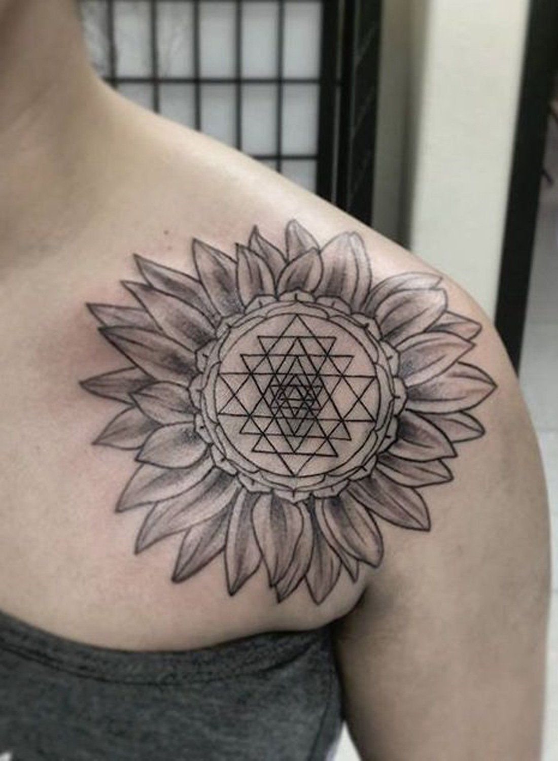 20 Of The Most Boujee Sunflower Tattoo Ideas Tats Sunflower within proportions 1100 X 1500
