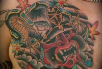 21 Best Samurai Chest Tattoos Designs regarding dimensions 768 X 1024