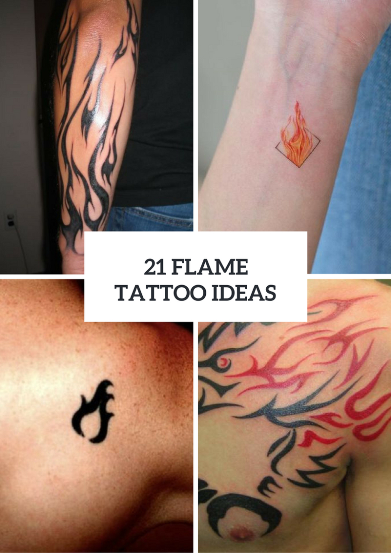 21 Flame Tattoo Ideas For Men Styleoholic in size 775 X 1096