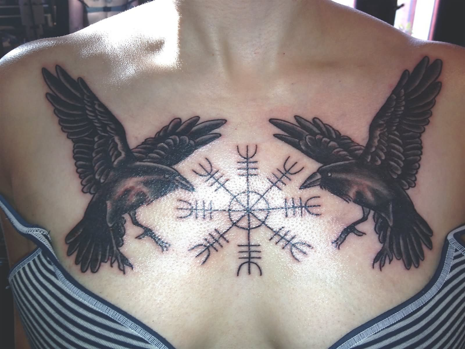 22 Best Norse Raven Tattoos inside size 1600 X 1200