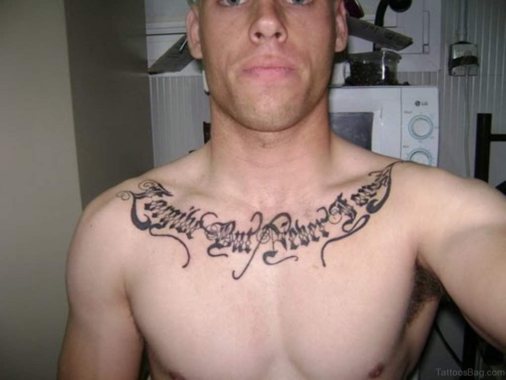 27 Family Wording Tattoos On Chest with measurements 1024 X 768