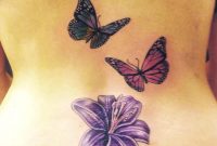 28 Awesome Butterfly Tattoos With Flowers That Nobody Will Tell You for size 980 X 1204