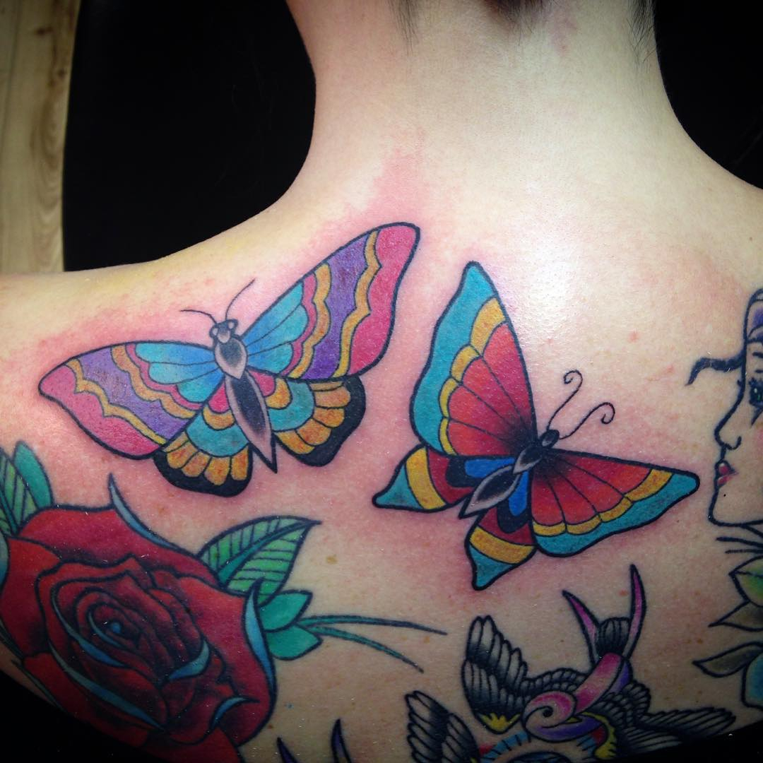 28 Awesome Butterfly Tattoos With Flowers That Nobody Will Tell You with dimensions 1080 X 1080