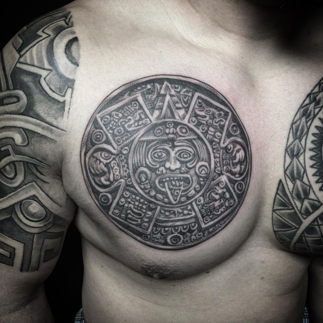 28 Ornamental Aztec Tattoo Designs Ideas Design Trends Premium regarding sizing 1080 X 1080