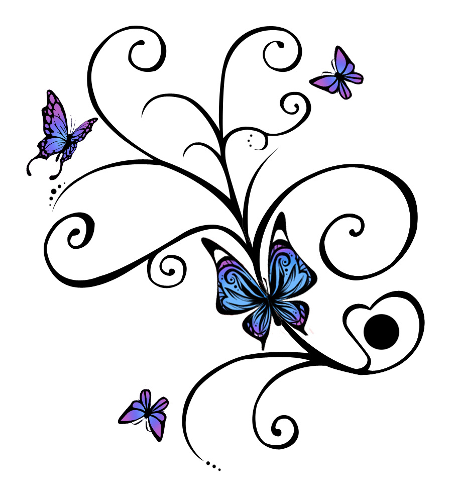 3 Butterflies Tattoo Designs In 2017 Real Photo Pictures Images pertaining to dimensions 906 X 987