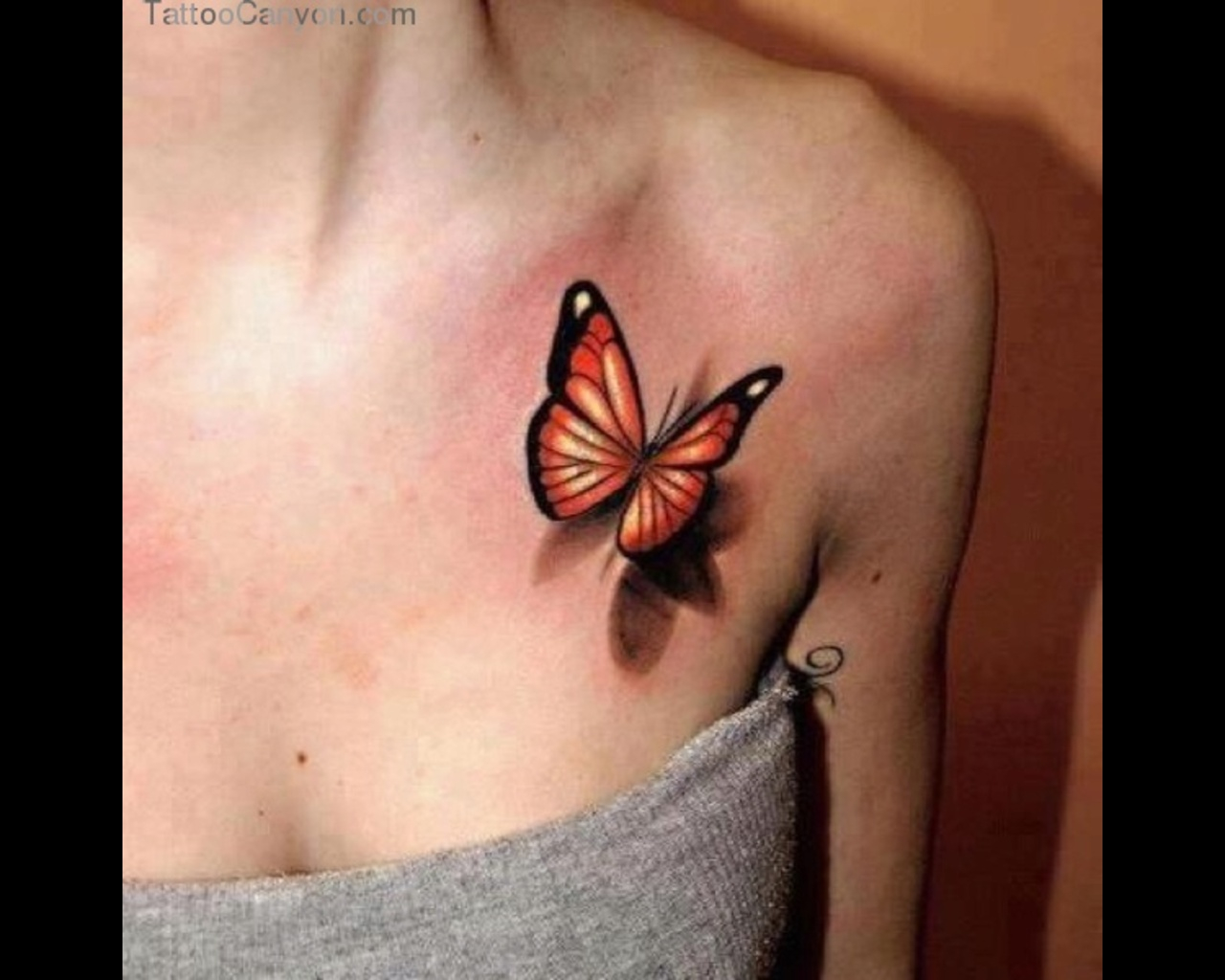 3 Butterflies Tattoo Designs Tattoo Ideas intended for measurements 1280 X 1024