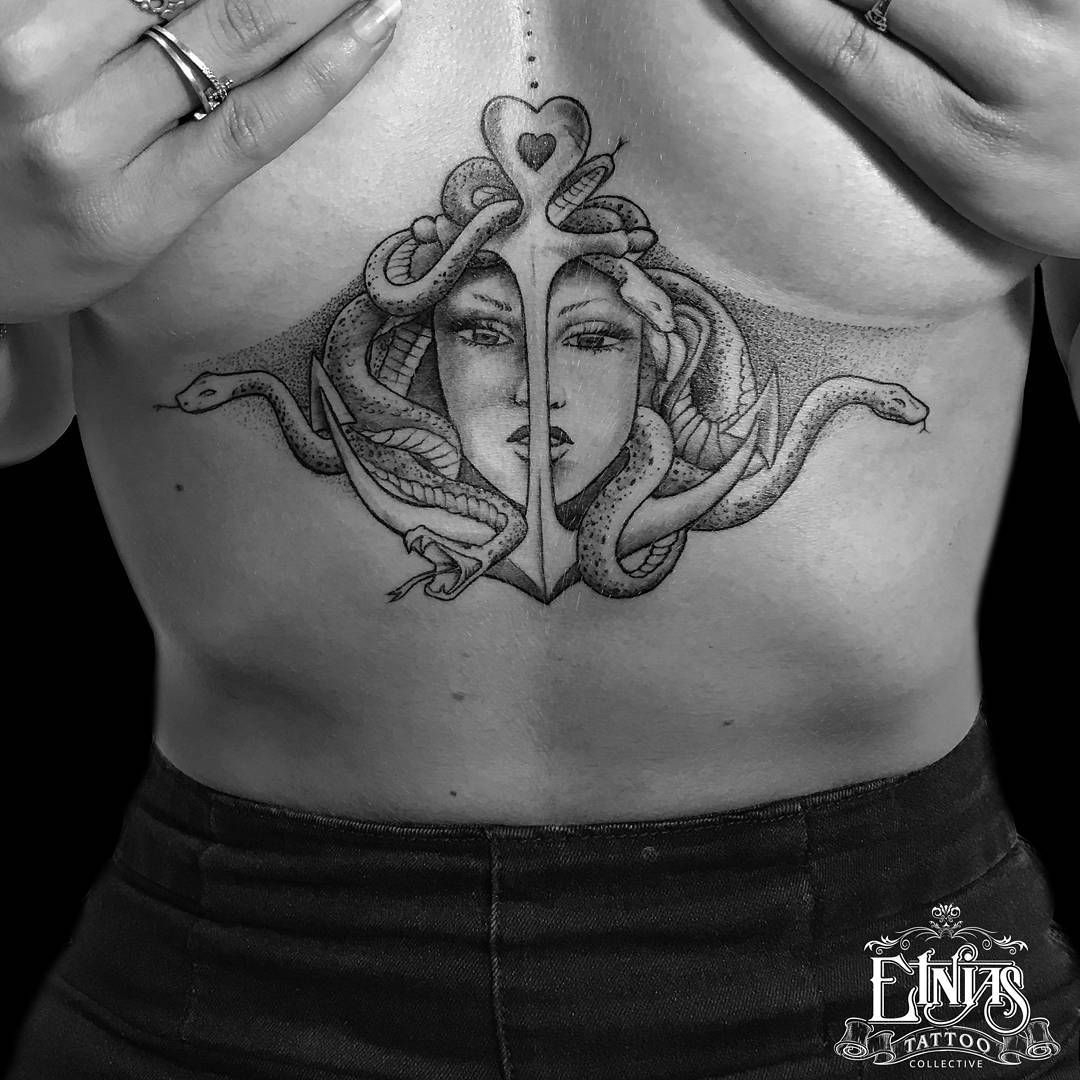 Medusa under breast tattoo - 🧡 Pin on Tattoo İdeen Blog.