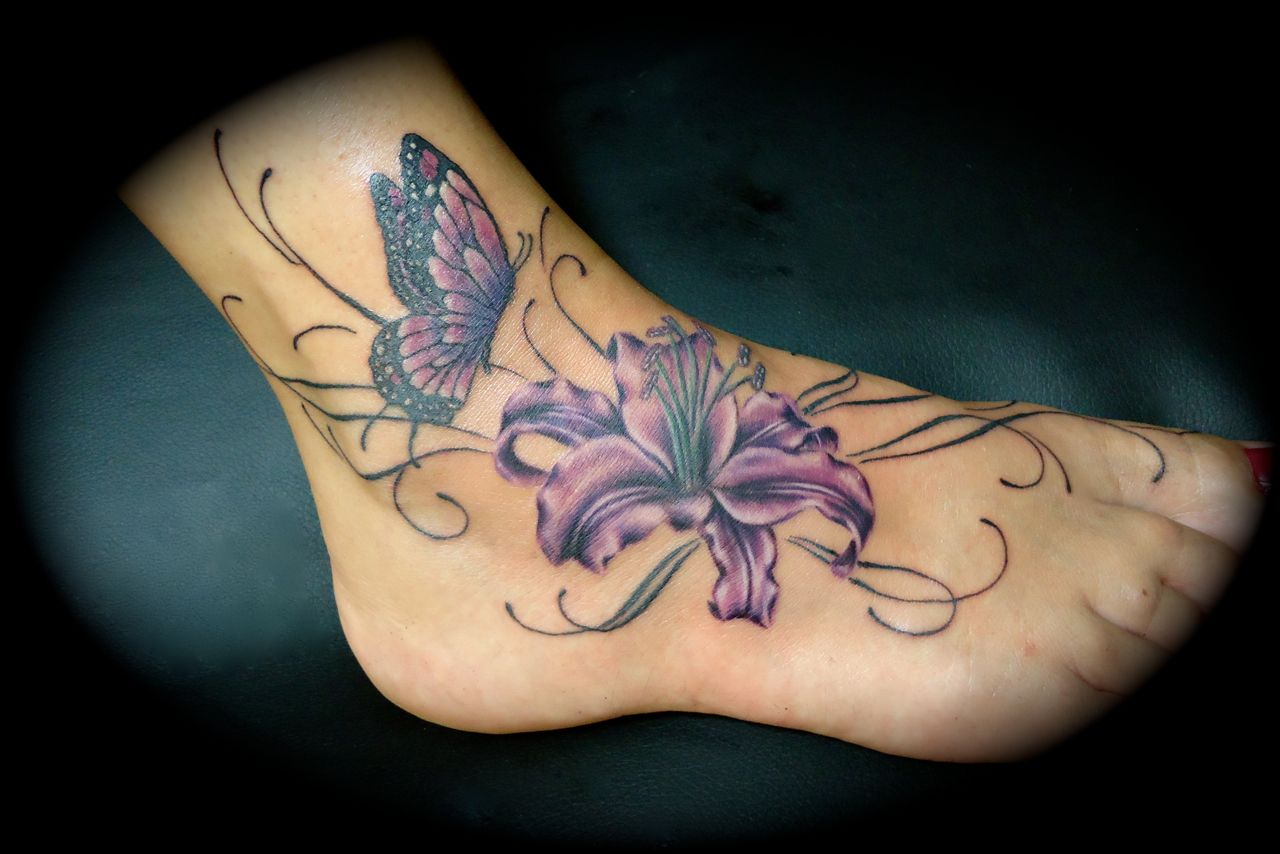 30 Lily Flower Tattoos Design Ideas For Men And Women Tattoos in sizing 1280 X 854