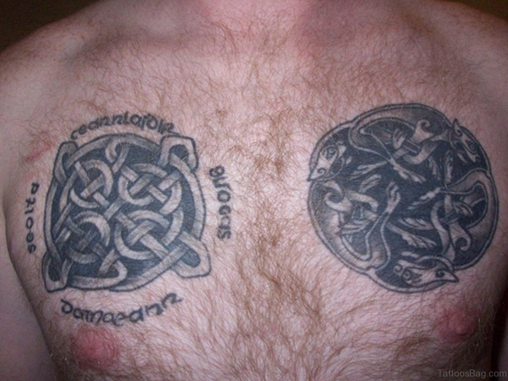34 Cool Celtic Tattoos On Chest in sizing 1024 X 768