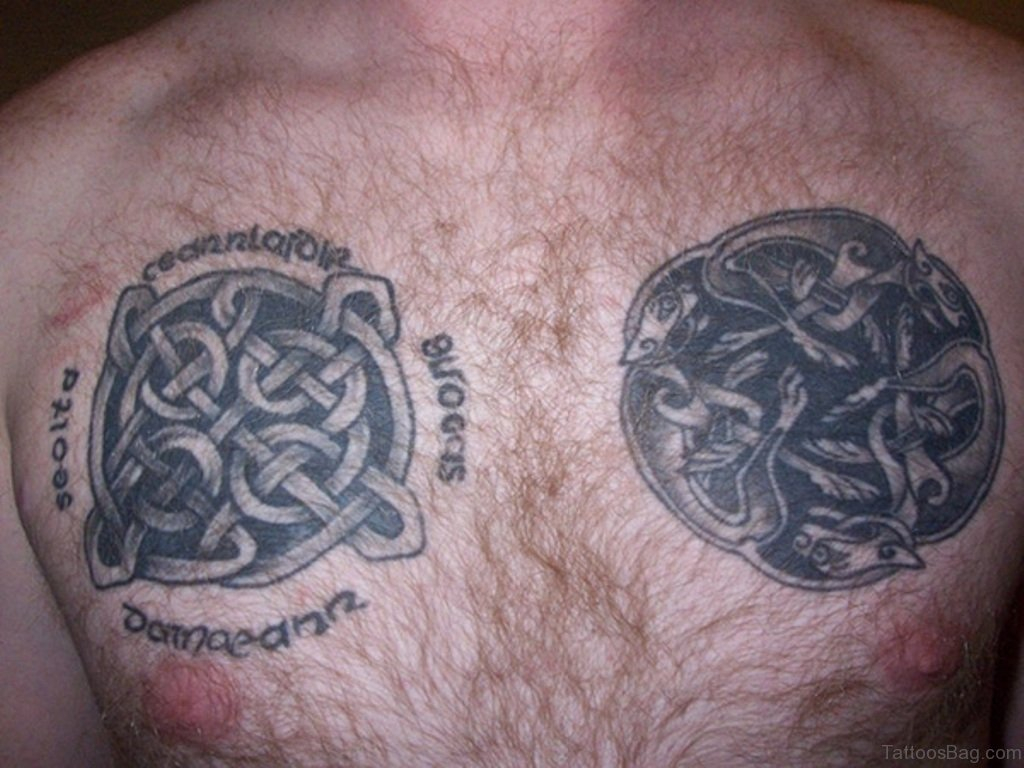 34 Cool Celtic Tattoos On Chest regarding size 1024 X 768