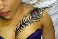 39 Cute Feather Tattoos On Chest with regard to dimensions 1024 X 768