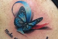3d Butterfly Tattoo In Memory Of My Dad Pulmonaryfibrosis Tattoo throughout dimensions 2448 X 3264