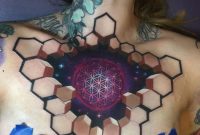 3d Flower Of Life Tats Flower Of Life Tattoo Optical Illusion intended for dimensions 1050 X 1053