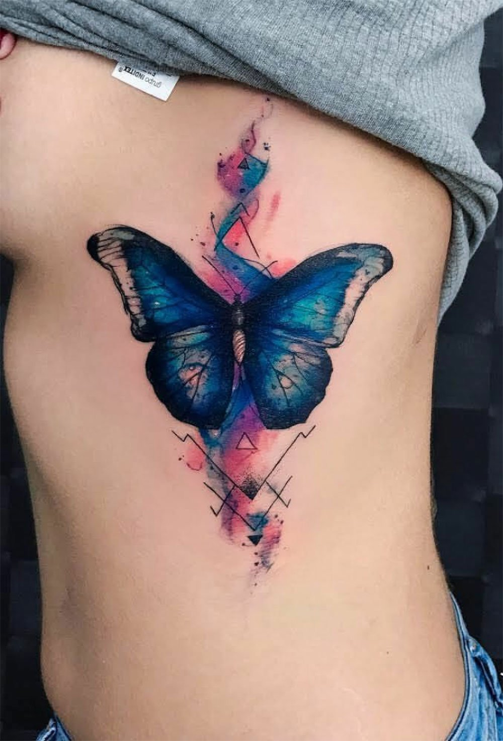 40 Butterfly Cover Up Tattoos Planet Tattoos in proportions 1000 X 1473