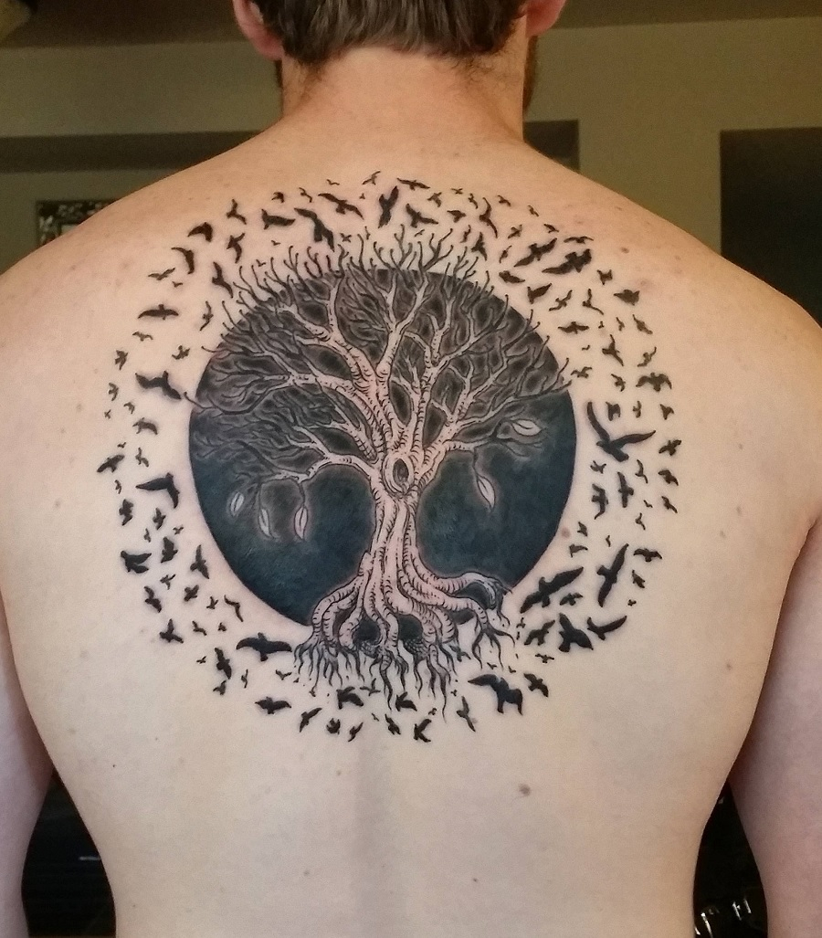 40 Tree Of Life Tattoos With Birds inside proportions 900 X 1027