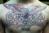 40 Wonderful Eagle Tattoos Design For Chest throughout measurements 1024 X 768