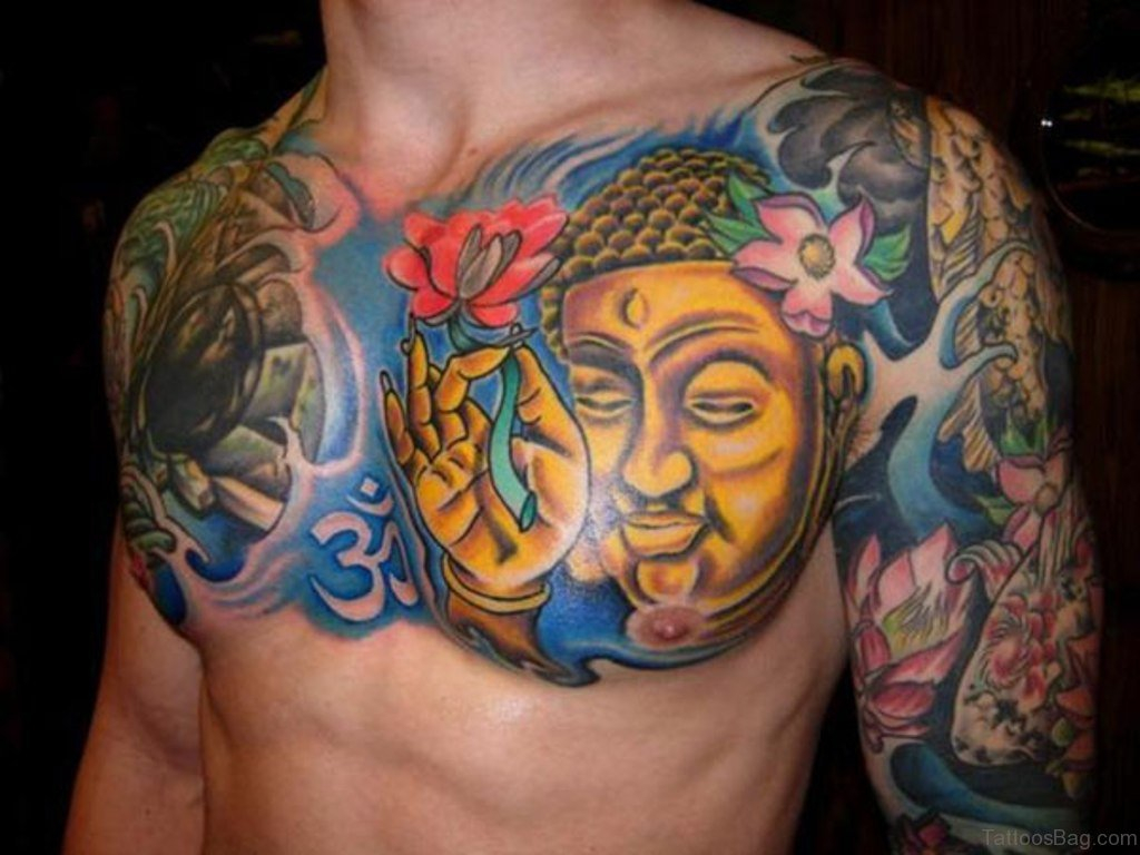 41 Religious Buddha Tattoos For Chest intended for measurements 1024 X 768