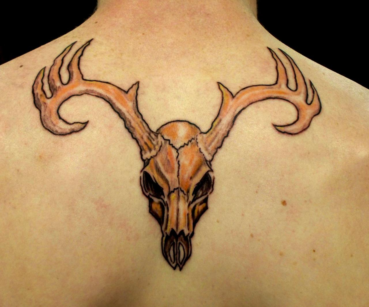 45 Deer Skull Tattoos Pictures With Meanings throughout dimensions 1280 X 1064