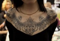 46 Feminine Lace Tattoo Designs Tattoos Necklace Tattoo Lace intended for sizing 1200 X 800