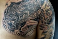 48 Dragon Tattoos On Men Half Sleeve intended for size 1348 X 1500