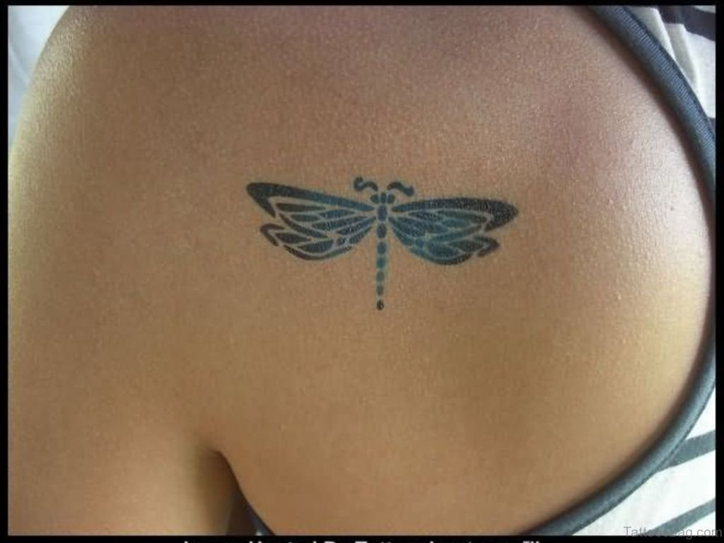 49 Classic Dragonfly Tattoos For Back inside proportions 1024 X 768