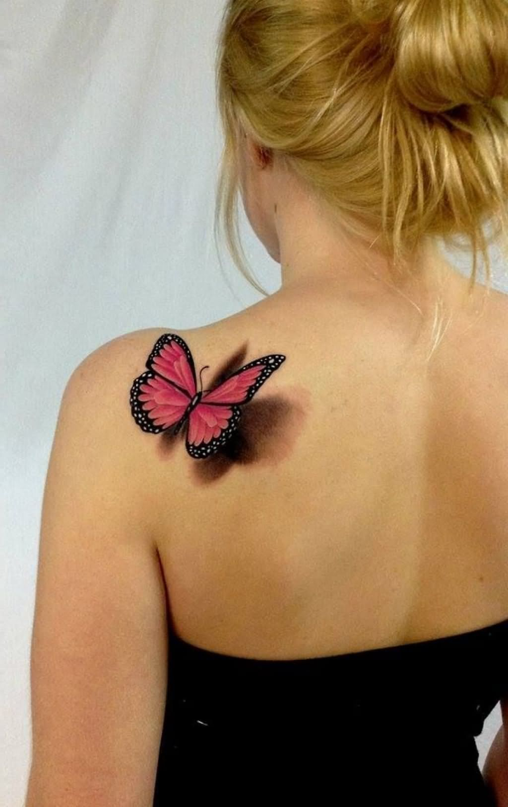 50 Amazing 3d Butterfly Tattoos throughout dimensions 1024 X 1624