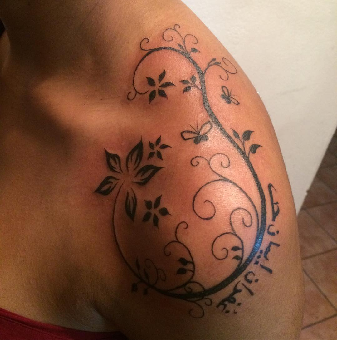 50 Amazing Vine Tattoo Ideas Discover Their True Meaning intended for dimensions 1080 X 1090