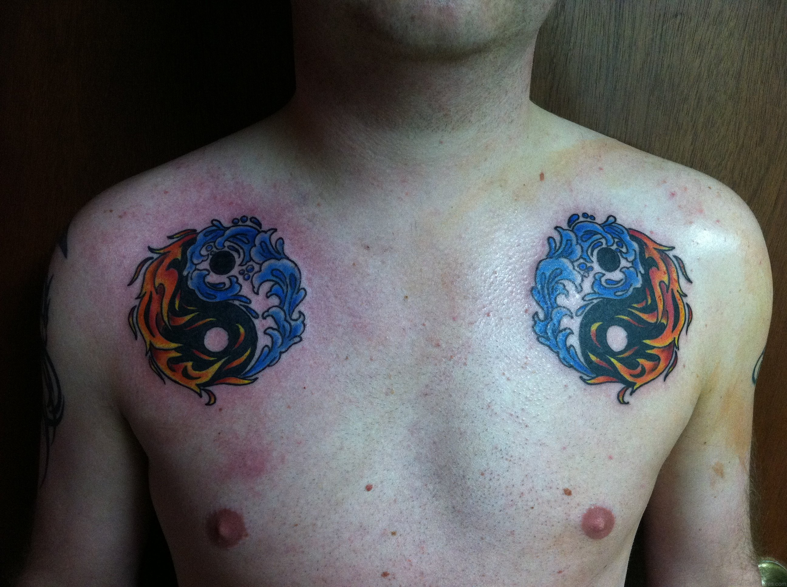 50 Appealing Virgo And Yin Yang Tattoos For Shoulder with proportions 2592 X 1936