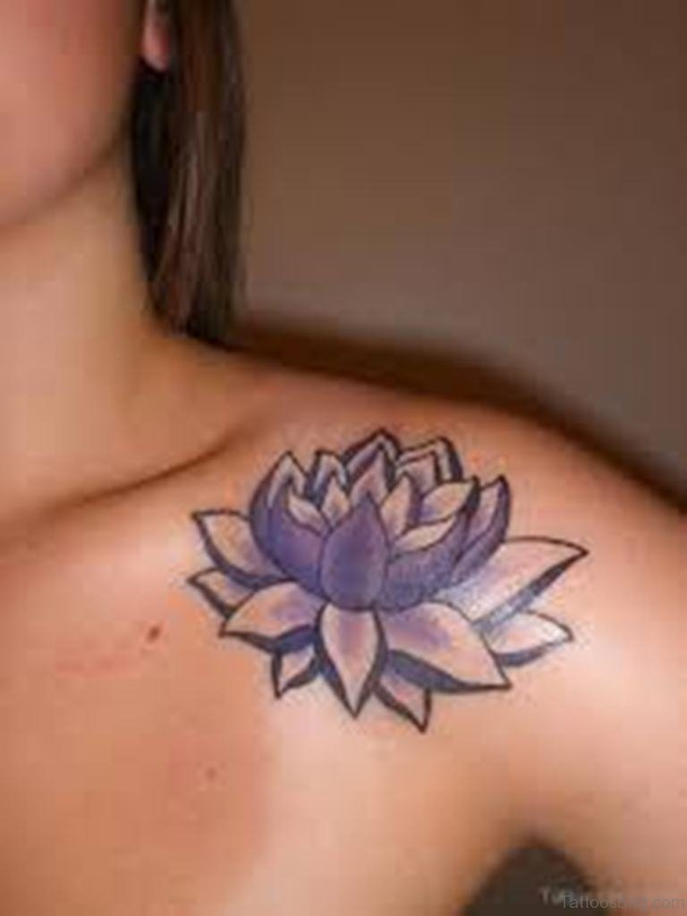 50 Beautiful Lotus Tattoos On Chest pertaining to dimensions 768 X 1024