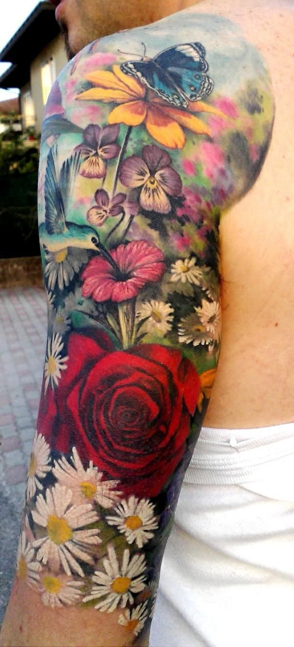 50 Examples Of Colorful Tattoos Natureartdesignphotos for measurements 600 X 1319