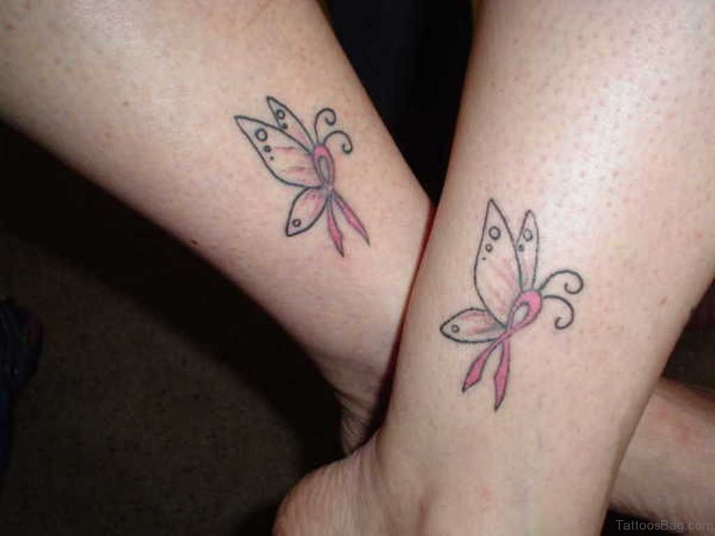 50 Fabulous Butterfly Tattoos On Ankle intended for measurements 1024 X 768