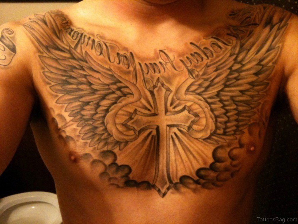50 Glorious Chest Tattoos For Men within dimensions 1024 X 768