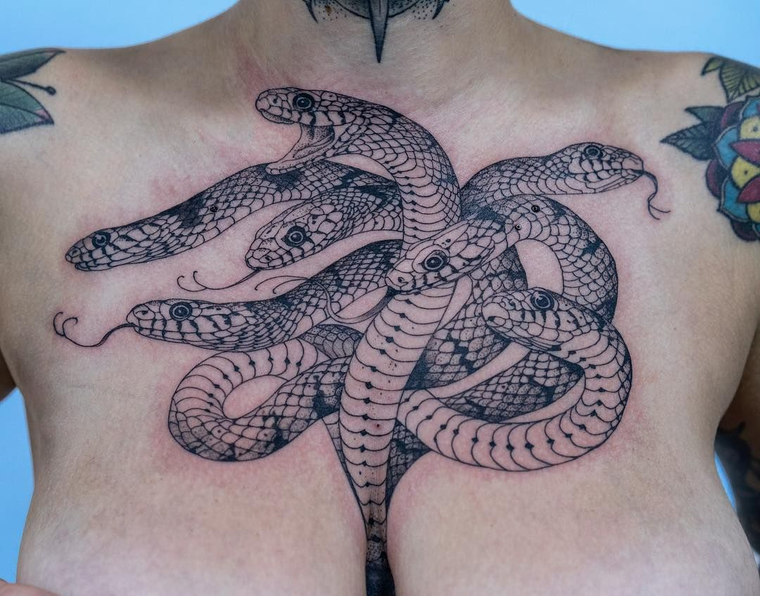50 Snake Tattoos For Women 2019 Snake Tattoos Snake Tattoo pertaining to measurements 1080 X 847