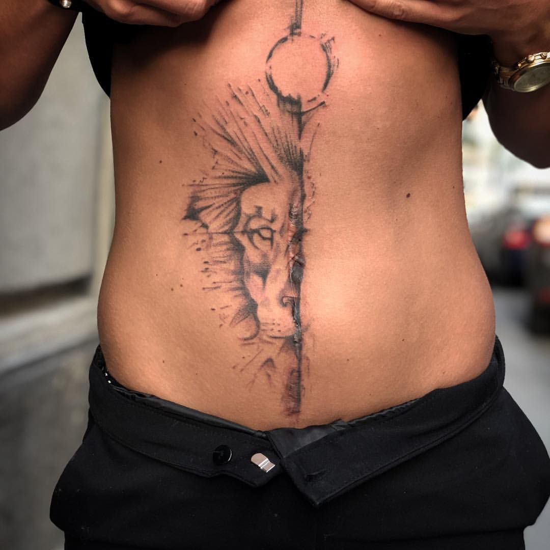 50 Tattoos That Turned Birthmarks And Scars Into Works Of Art with regard to measurements 1080 X 1080