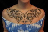 51 Great Stars Tattoos On Chest inside dimensions 1024 X 768