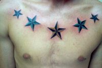 51 Great Stars Tattoos On Chest with regard to sizing 1024 X 768