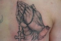 51 Stylish Praying Hands Tattoos On Chest inside dimensions 768 X 1024
