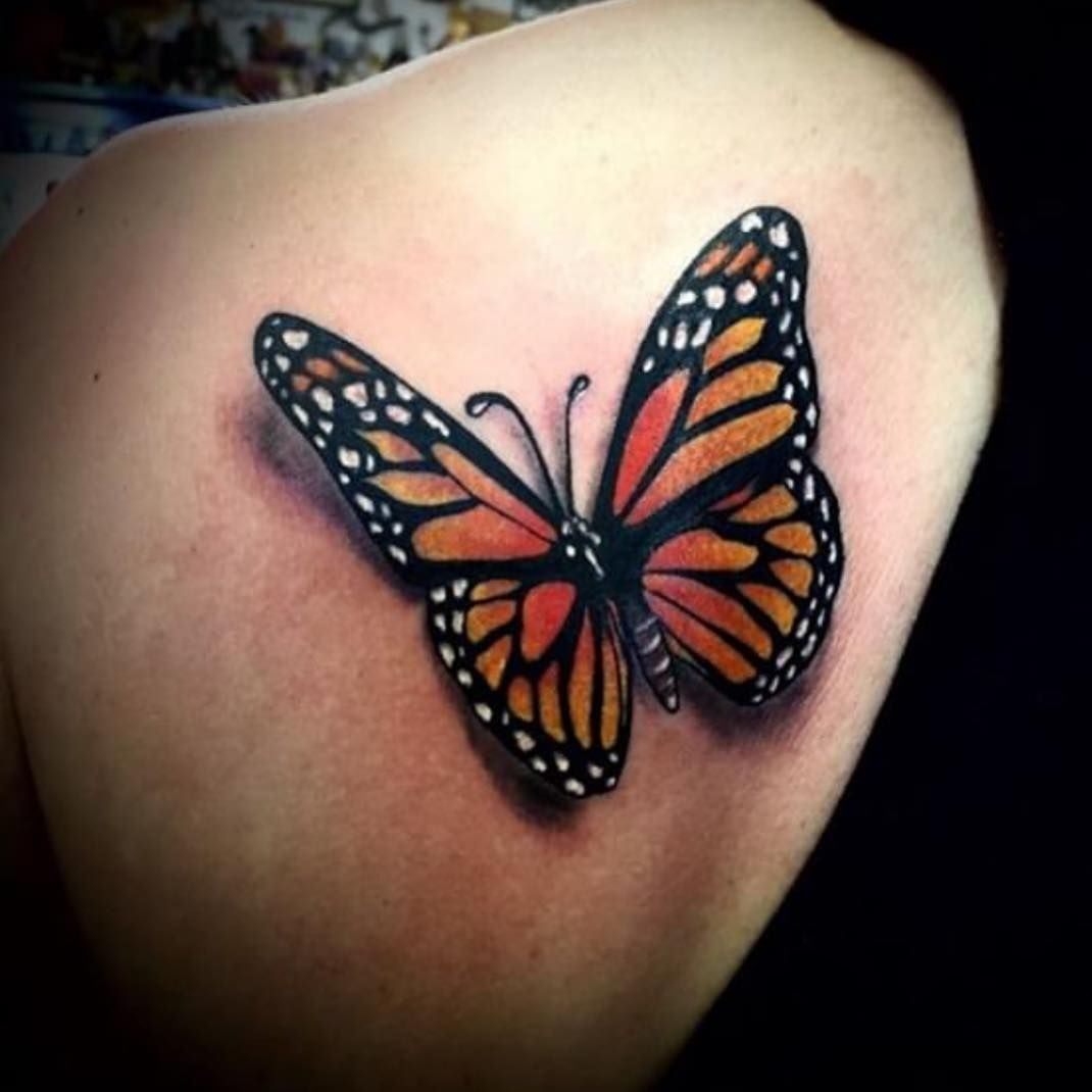 54 Gorgeous Butterfly Tattoos That You Must See For Women for measurements 1070 X 1070