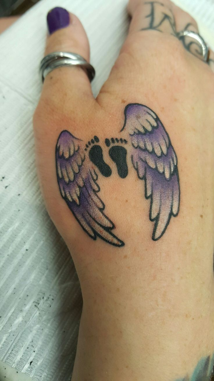 55 Miscarriage Ba Angel Tattoos Ideas with sizing 736 X 1310