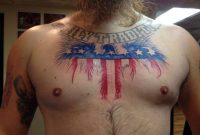 57 Classic Flag Tattoos On Chest in measurements 1024 X 768