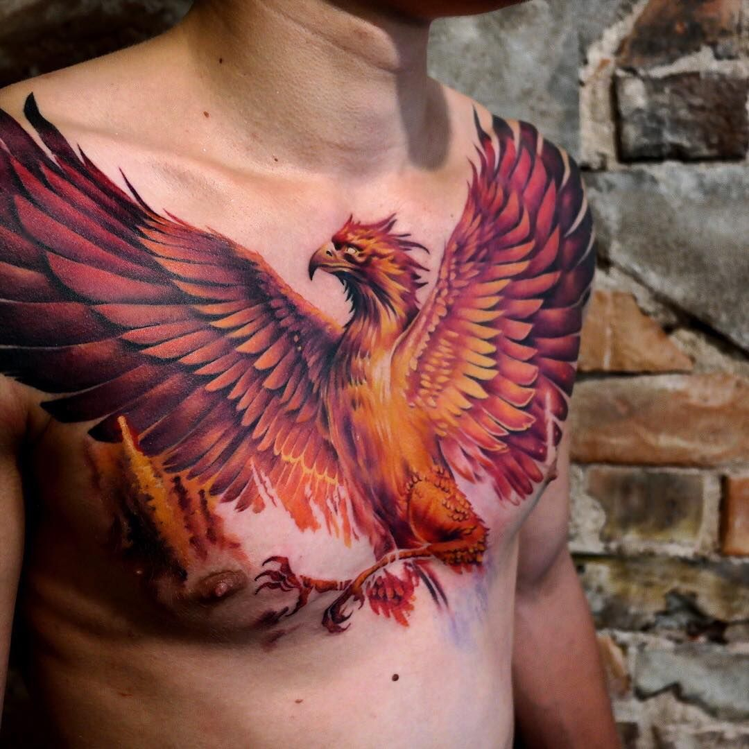60 Best Phoenix Tattoo Designs The Coolest Symbol For Tattoo pertaining to dimensions 1080 X 1080