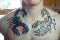 60 Mind Blowing Scorpion Tattoos Designs On Chest in sizing 1024 X 768