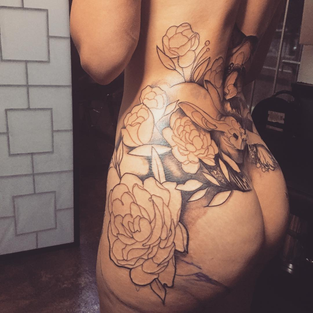 65 Incredible Sexy Butt Tattoo Designs Meanings Of 2019 intended for sizing...